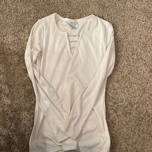 White long sleeve, sparkly middle piece